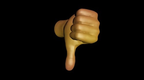 Thumbs Down Loop Alpha