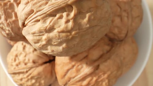 Walnuts in stunning macro close-ups
