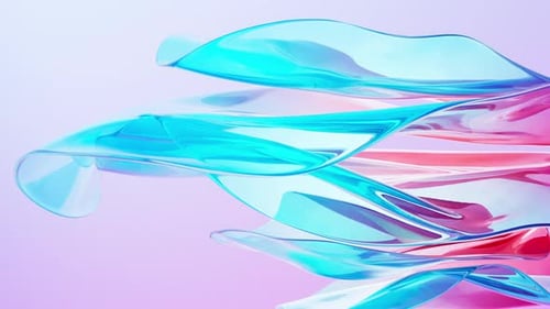 Абстрактное градиентное стеклянное фоновое видео.