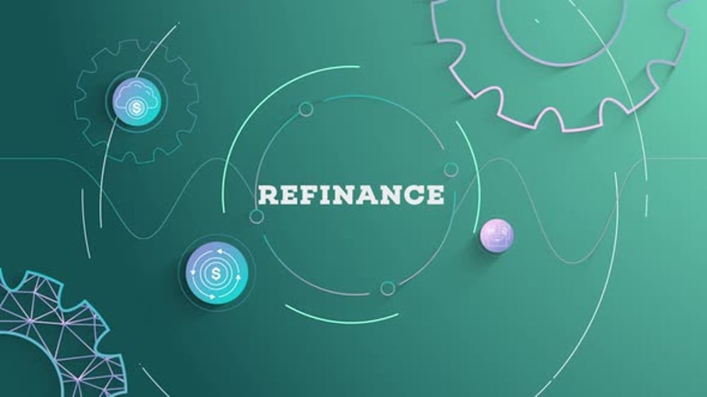 Infographic Refinance Green Background Looped , Backgrounds Motion ...