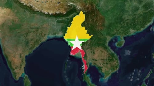Myanmar erkunden und identifizieren: Länderkarten vergrößern