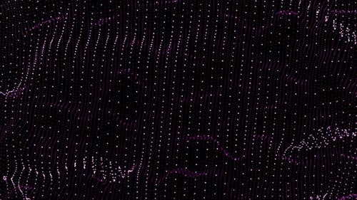 Futuristic Digital Particle Grid Wave Background