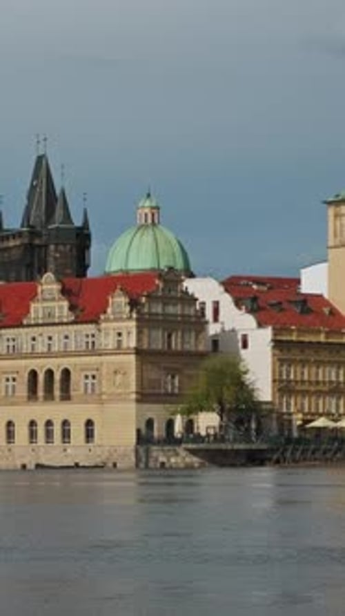 Old town of Prague and Charles bridge