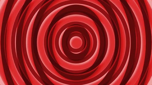 Hintergrund Rote Farbe Kreis Trendige Animation