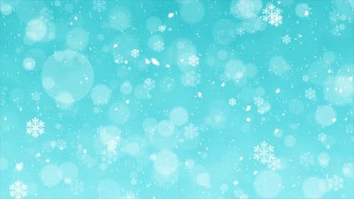 Christmas Snowflake Background Loop V2