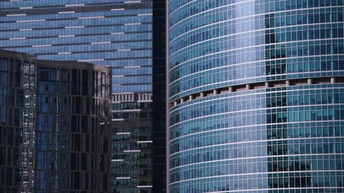 Buildings Of Business Centers In Moscow