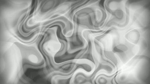 Abstract Gray White Smoke Swirl Fluid Looping Background