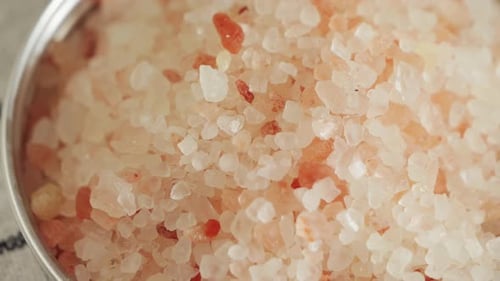 Heap of Pink Himalayan Salt Stone Crystals Sea Salt for Bath