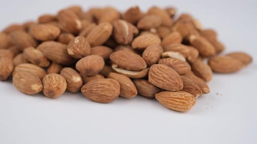 almonds close up