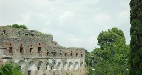 Ruins in Pompeii, Italy