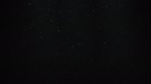 Dust particles flowing in the air