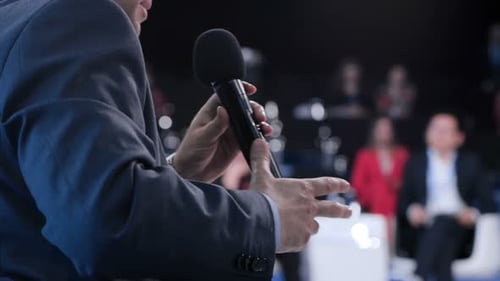 Corporate Speaker Presentation at Convention Hall