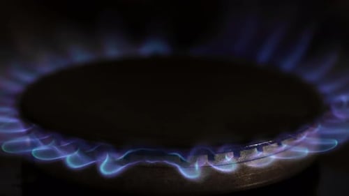 Natural Gas Flame 4k