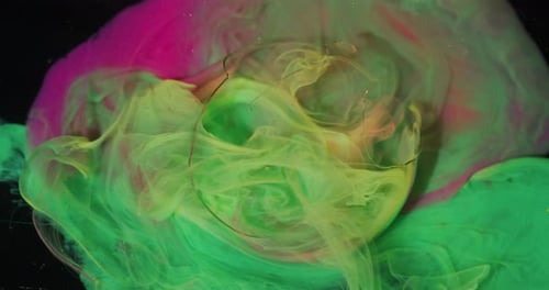 Ink Blend Fume Mist Glitter Broken Glass Spill Art