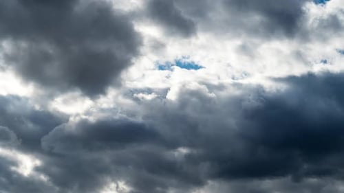 Moving Clouds in Sky Time Lapse