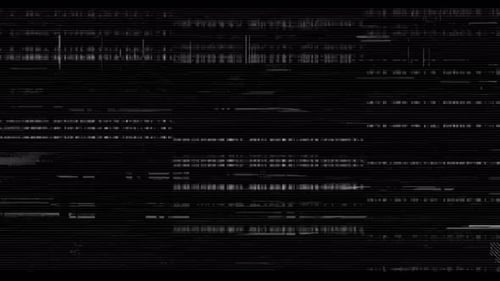 Colleción de corrupción: un fondo negro con barras en movimiento y un efecto de falla