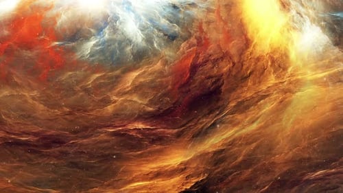 Abstract Space Nebula Motion Background Loop