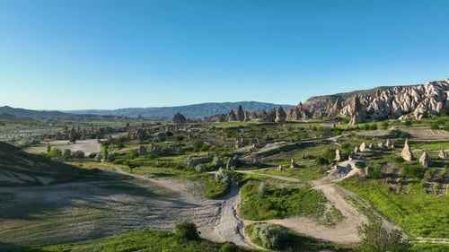 Awesome Aerial View of Goreme 4 K Turkey Cappadocia