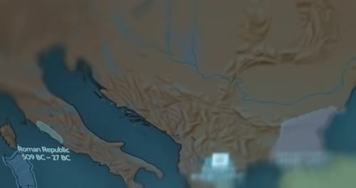 Animated Map Showing Historical European Regions