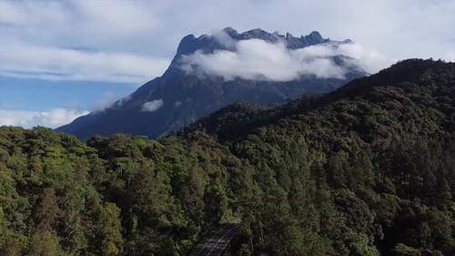 Mount Kinabalu Park in Sabah, Malaysia, showcases the majestic beauty of Southeast Asia's highest pe