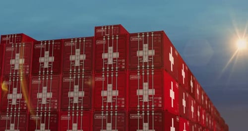 Terminal de conteneurs d'exportation de la Suisse