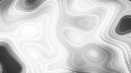 Dynamic White Gray Abstract Liquid Flow Background