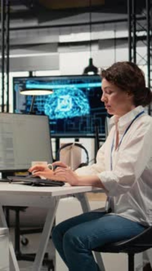 Vertical Video System Administrators in Office Automate Workflows Using Artificial Intelligence