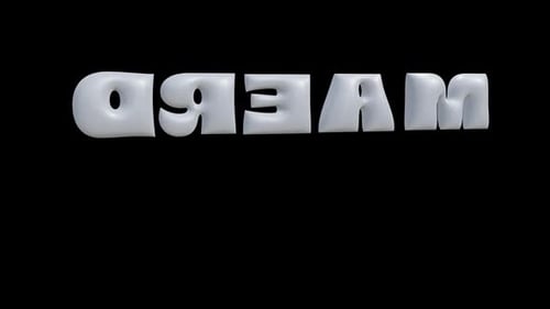 Fluid 3D Morphing Text Title Animation