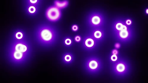 Violette Bokeh-Lichter