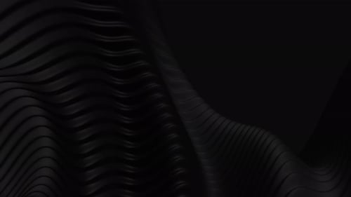4 K Black Waves Background 1