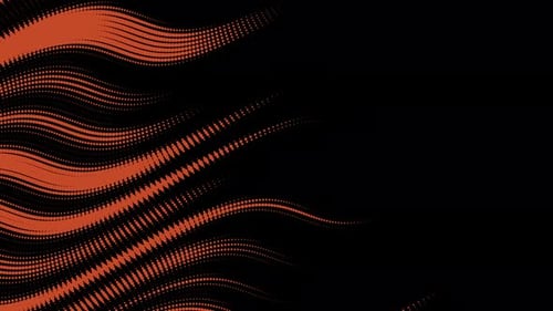 Abstract Wavy Halftone Fluid Motion Background Scratched Pop Art Wavy Dynamic Dotted Flames From