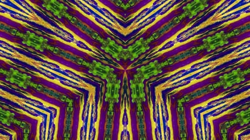 Vibrant Abstract Fluid Kaleidoscope Background
