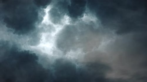 4k Moving Dark Storm Clouds