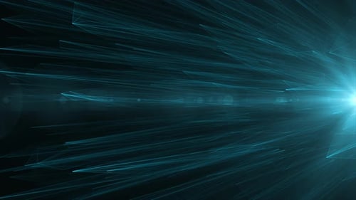 4K Futuristic Cyberspace Environment | Abstract Technology Digital Background Loop