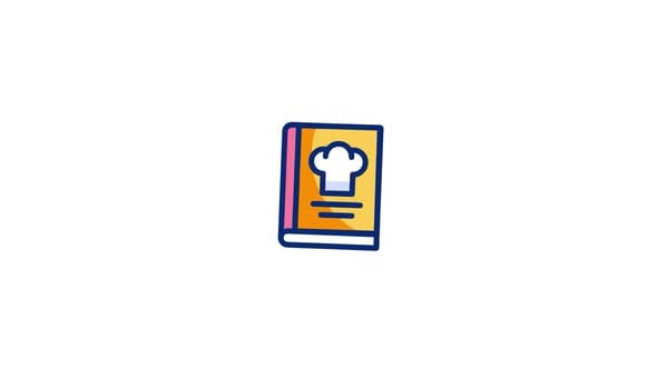 Cookbook Animated Icon, Elements Motion Graphics ft. cookbook & icon ...