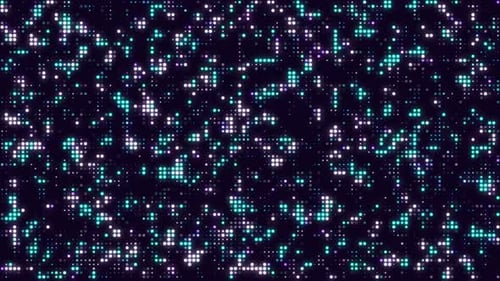 Futuristic Digital Grid Background Loop