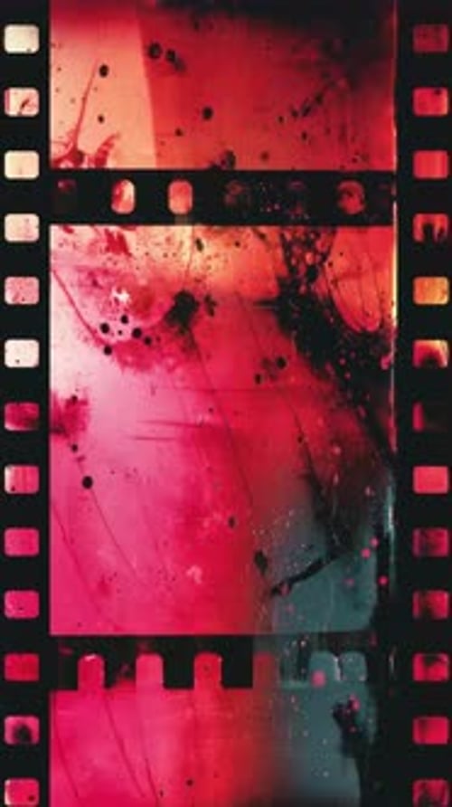 Retro Film with Perforated Edges