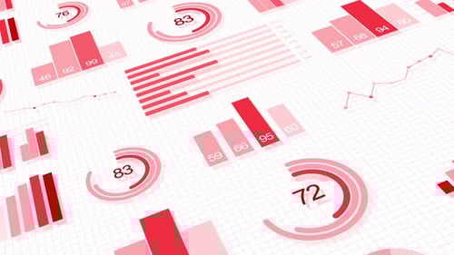 Datenanalyse-Grafiken und andere Geschäftsdaten Unternehmenstechnologie