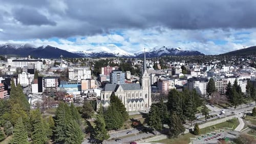 Catedral de Bariloche en San Carlos De Bariloche en Río Negro, Argentina.