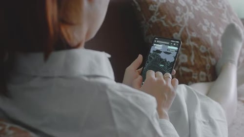 Global Cyber Attack with World Map Asia on Mobile Phone Screen Internet Network Communication Under