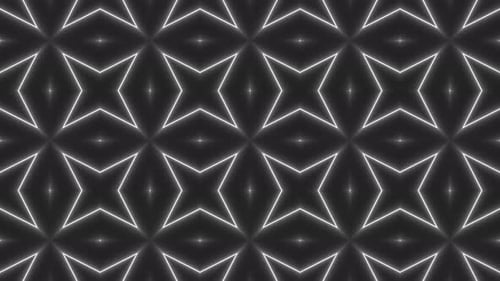 Seamless Looping Abstract Geometric Light Pattern Background