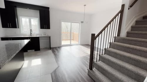 Modern new build home establishing shot
