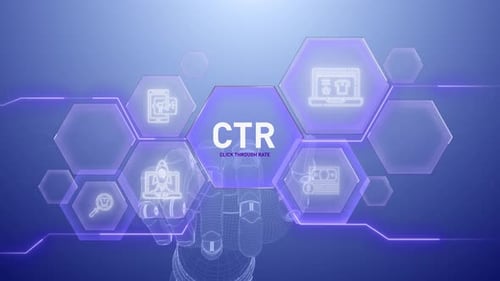 Ctr Click Hand touching,Digital transformation,Science and artificial intelligence,innovation