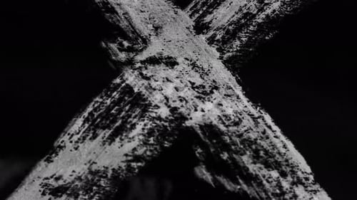 Texture de papier rugueux animée avec des taches d'encre