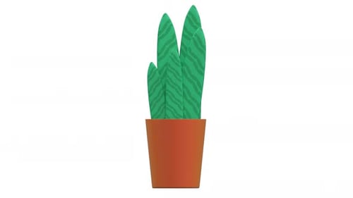 Concept d'icône animée Flower Pot 7