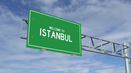 Istanbul City Sign 4K