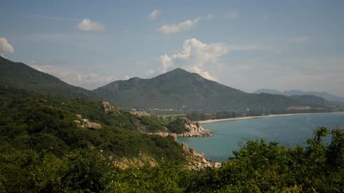 Time Lapse From the Viewpoint in Ninh Thuận (Vietnam)