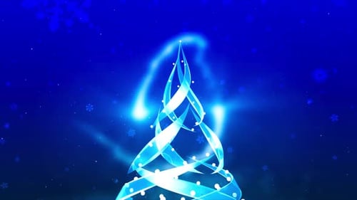 Elegant Sparkling Christmas Tree Title Reveal