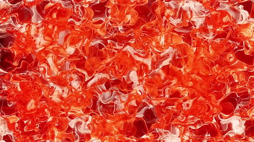 Red Wavy Fluid