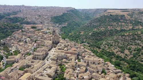 Old Town in Island of Sicily Italy